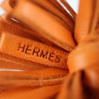 HERMES エルメス その他雑貨 レザー オレンジ 【本物保証】