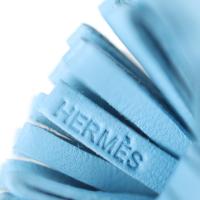 HERMES エルメス その他雑貨 レザー ライトブルー系 【本物保証】