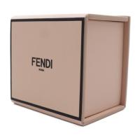 FENDI フェンディ キーホルダー 7AR917 レザー ローズ ゴールド金具【本物保証】