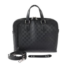 LOUIS VUITTON ルイ ヴィトン ビジネスバッグ N41490 レザー【本物保証】