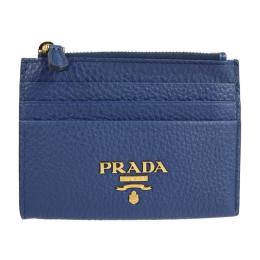 PRADA プラダ コインケース 1MC026 グレインカーフレザー BLUET【本物保証】