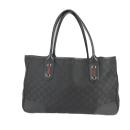 GUCCI グッチ トートバッグ 293592 GGナイロン レザー ブラック 【本物保証】