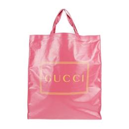 GUCCI グッチ トートバッグ 575140 コーティングキャンバス ピンク 【本物保証】