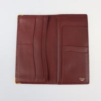 CARTIER カルティエ 二つ折り財布 73184160 カーフレザー ボルド【本物保証】