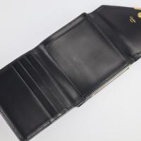 CARTIER カルティエ 二つ折り財布 L3000153 カーフレザー ダーク【本物保証】