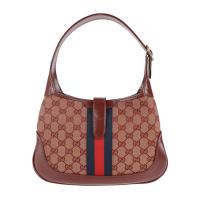 GUCCI グッチ ショルダーバッグ 636706 GGキャンバス レザー ベー【本物保証】