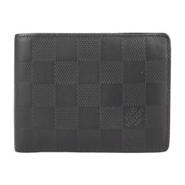 LOUIS VUITTON ルイ ヴィトン 二つ折り財布 N63124 レザー 【本物保証】