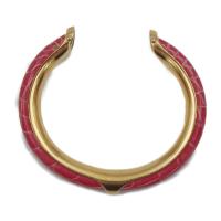 HERMES エルメス ブレスレット - クロコダイル メタル ピンク ゴールド【本物保証】