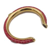 HERMES エルメス ブレスレット - クロコダイル メタル ピンク ゴールド【本物保証】