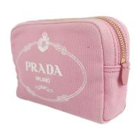 PRADA プラダ ポーチ 1NA021 キャンバス ピンク 【本物保証】