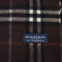 BURBERRY バーバリー マフラー カシミヤ ブラウン 【本物保証】