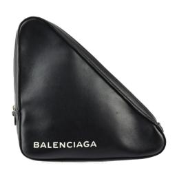 BALENCIAGA バレンシアガ クラッチバッグ 476976 レザー ブラッ【本物保証】