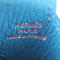 HERMES エルメス カードケース - シェーブル ルージュ系 ブルー系【本物保証】