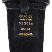 GUCCI グッチ ベルト 322086 レザー ブラック 【本物保証】