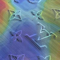 LOUIS VUITTON ルイ ヴィトン スカーフ MP2550 ナイロン マ【本物保証】