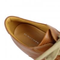 BURBERRY バーバリー スニーカー レザー キャメル 【本物保証】