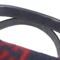 GUCCI グッチ ハンドバッグ 628159 GGウール レザー ネイビー レ【本物保証】