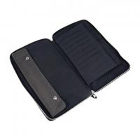 HERMES エルメス 長財布 キャンバス グレー 【本物保証】