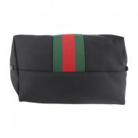 GUCCI グッチ リュック・デイパック 337075 キャンバス レザー ブラ【本物保証】