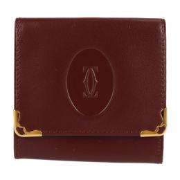 CARTIER カルティエ コインケース 73184184 カーフレザー ボルド【本物保証】