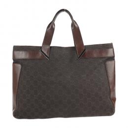 GUCCI グッチ ハンドバッグ 73982 キャンバス ブラウン 【本物保証】