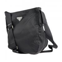 PRADA プラダ ショルダーバッグ 1BH084 ナイロン ブラック 【本物保証】