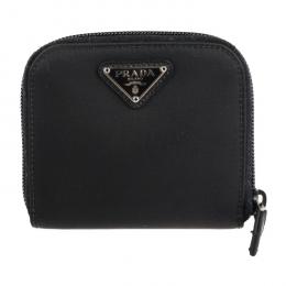 PRADA プラダ 二つ折り財布 M522 ナイロン NERO ブラック 【本物保証】