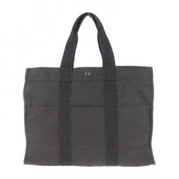 HERMES エルメス トートバッグ キャンバス グレー 【本物保証】