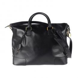 CELINE セリーヌ ボストンバッグ レザー ブラック 【本物保証】