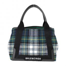 BALENCIAGA バレンシアガ トートバッグ 339933 キャンバス レザ【本物保証】