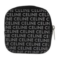 CELINE セリーヌ コインケース - レザー ブラック シルバー【本物保証】