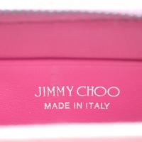 JIMMY CHOO ジミーチュウ コインケース レザー フューシャピンク 【本物保証】