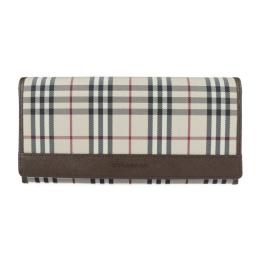 BURBERRY バーバリー 二つ折り財布 SW 4551 AC 54 キャンバ【本物保証】