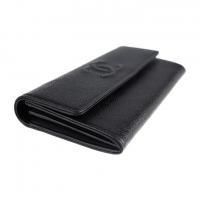 CHANEL シャネル 長財布 A50070 レザー ブラック 【本物保証】