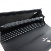 CHANEL シャネル 長財布 A50070 レザー ブラック 【本物保証】