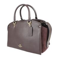 COACH コーチ ハンドバッグ 40862 レザー オックスブラッド ゴールド【本物保証】