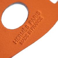 HERMES エルメス キーホルダー レザー オレンジ 【本物保証】
