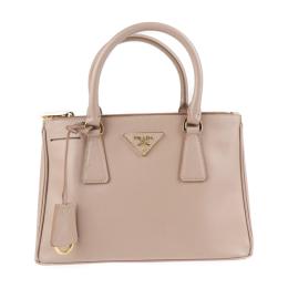 PRADA プラダ ハンドバッグ BN2896 レザー ピンクベージュ 【本物保証】