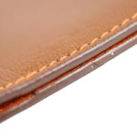 HERMES エルメス 手帳カバー シェーブル ブラウン系 オレンジ系【本物保証】