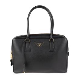 PRADA プラダ ビジネスバッグ 1BB002 サフィアーノレザー ブラック 【本物保証】