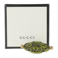 GUCCI グッチ ブローチ レジン グリーン 【本物保証】