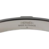 HERMES エルメス バングル メタル リザード オンブレ シルバー グレー【本物保証】