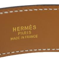 HERMES エルメス ベルト ボックスカーフ ブラック ブラウン ゴールド金具【本物保証】