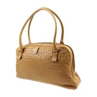 BOTTEGAVENETA ボッテガヴェネタ ハンドバッグ レザー キャメル 【本物保証】