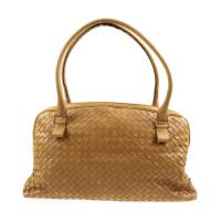 BOTTEGAVENETA ボッテガヴェネタ ハンドバッグ レザー キャメル 【本物保証】