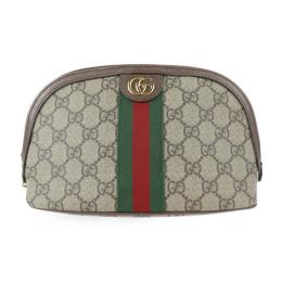 GUCCI グッチ ポーチ 625551 GGスプリームキャンバス レザー ベー【本物保証】