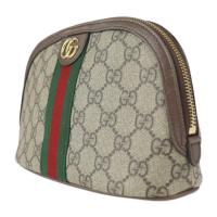 GUCCI グッチ ポーチ 625551 GGスプリームキャンバス レザー ベー【本物保証】