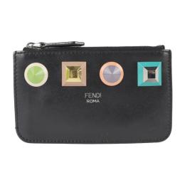 FENDI フェンディ コインケース 8AP151SRO レザー ブラック 【本物保証】