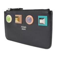 FENDI フェンディ コインケース 8AP151SRO レザー ブラック 【本物保証】