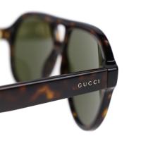 GUCCI グッチ サングラス GG0159S プラスチック ブラウン ゴールド【本物保証】